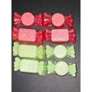 NEW Red Green Candy Shaped Soap Bar 650g Shea Butter Hyaluronic Acid